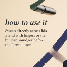 Julep Eyeshadow 101 Cream-to-Powder Waterproof Shadow Stick - Taupe Shimmer - Long-Lasting, Crease-Proof, Soft Grey Shimmer Eyeshadow with Built-in Smudger