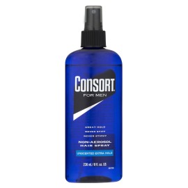 Consort Extra Hold Non-Aero Hair Spray Pump, Unscented, 8 Ounce Consort Extra Hold Non-Aero Hair Spray Pump, Unscented, 8 Ounce