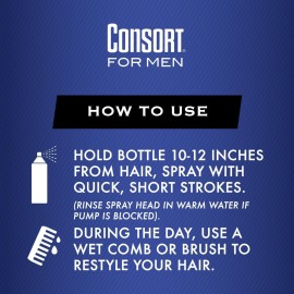 Consort Extra Hold Non-Aero Hair Spray Pump, Unscented, 8 Ounce Consort Extra Hold Non-Aero Hair Spray Pump, Unscented, 8 Ounce