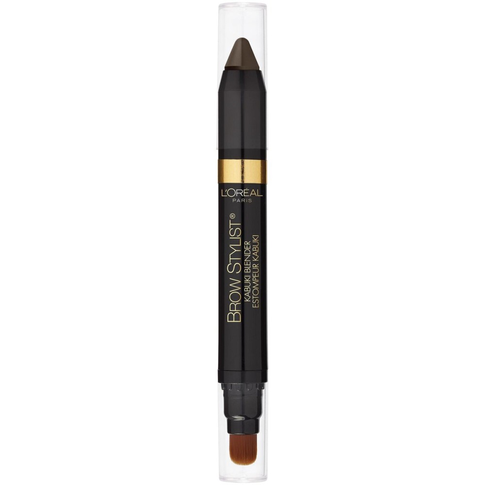 L\'Oreal Paris Brow Stylist Kabuki Blender Brow Crayon, Brunette, 0.05 oz. L\'Oreal Paris Brow Stylist Kabuki Blender Brow Crayon, Brunette, 0.05 oz.