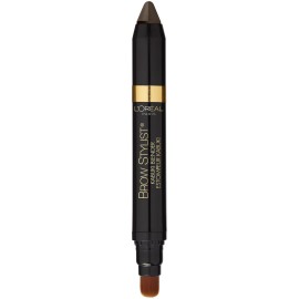 L\'Oreal Paris Brow Stylist Kabuki Blender Brow Crayon, Brunette, 0.05 oz. L\'Oreal Paris Brow Stylist Kabuki Blender Brow Crayon, Brunette, 0.05 oz.