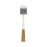 Full Circle Clean Reach Bottle Brush with Replaceable Bristle Brush Head, Bamboo Handle, White