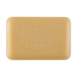 Pre de Provence Artisanal Soap Bar, Enriched with Organic Shea Butter, Natural French Skincare, Quad Milled for Rich Smooth Lather, 8.8 Ounce, Sandalwood Pre de Provence Artisanal Soap Bar, Enriched with Organic Shea Butter, Natural French Skincare, Quad Milled for Rich Smooth Lather, 8.8 Ounce, Sandalwood