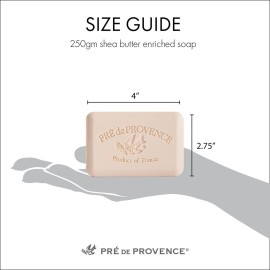 Pre de Provence Artisanal Soap Bar, Enriched with Organic Shea Butter, Natural French Skincare, Quad Milled for Rich Smooth Lather, 8.8 Ounce, Sandalwood Pre de Provence Artisanal Soap Bar, Enriched with Organic Shea Butter, Natural French Skincare, Quad Milled for Rich Smooth Lather, 8.8 Ounce, Sandalwood