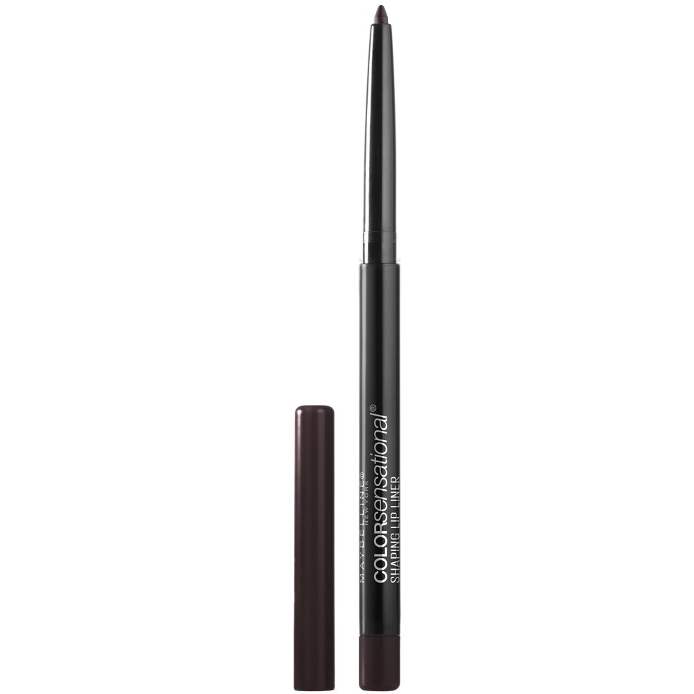 Maybelline Color Sensational Shaping Lip Liner with Self-Sharpening Tip, Rich Chocolate, Chocolate Brown, 1 Count Maybelline Color Sensational Shaping Lip Liner with Self-Sharpening Tip, Rich Chocolate, Chocolate Brown, 1 Count