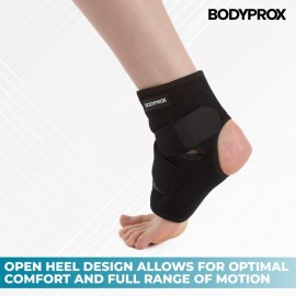 Bodyprox Ankle Support Brace, Breathable Neoprene Sleeve, Adjustable Wrap! (1 Pack) Bodyprox Ankle Support Brace, Breathable Neoprene Sleeve, Adjustable Wrap! (1 Pack)