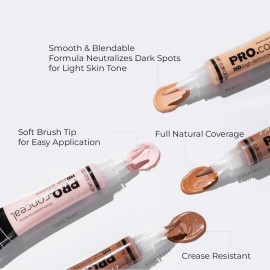 L.A. Girl Pro Conceal HD Concealer, Peach Corrector, 0.28 Ounce L.A. Girl Pro Conceal HD Concealer, Peach Corrector, 0.28 Ounce