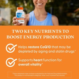 Doctor\'s Best High Absorption CoQ10 Plus PQQ, Cognitive Support, USP Verified, Naturally Fermented CoQ10, Non-GMO, Gluten Free, Soy Free, Vegan 60 Veggie Caps