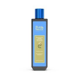 Blue Nectar Sensuous Jasmine Body Massage Oil for Relaxing Massage Therapy with Essential Oils | 100% Natural Ingredients (8 Herbs, 6.76 fl oz)
