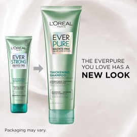 L\'Oreal Paris Thickening Sulfate Free Conditioner, Thickens + Strengthens Thin, Fragile Hair, Hair Care with Rosemary Leaf, EverPure, 8.5 Fl Oz (Packaging May Vary) L\'Oreal Paris Thickening Sulfate Free Conditioner, Thickens + Strengthens Thin, Fragile Hair, Hair Care with Rosemary Leaf, EverPure, 8.5 Fl Oz (Packaging May Vary)