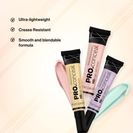 L.A. Girl Pro Conceal HD Concealer, Light Yellow Corrector, 0.28 Ounce L.A. Girl Pro Conceal HD Concealer, Light Yellow Corrector, 0.28 Ounce