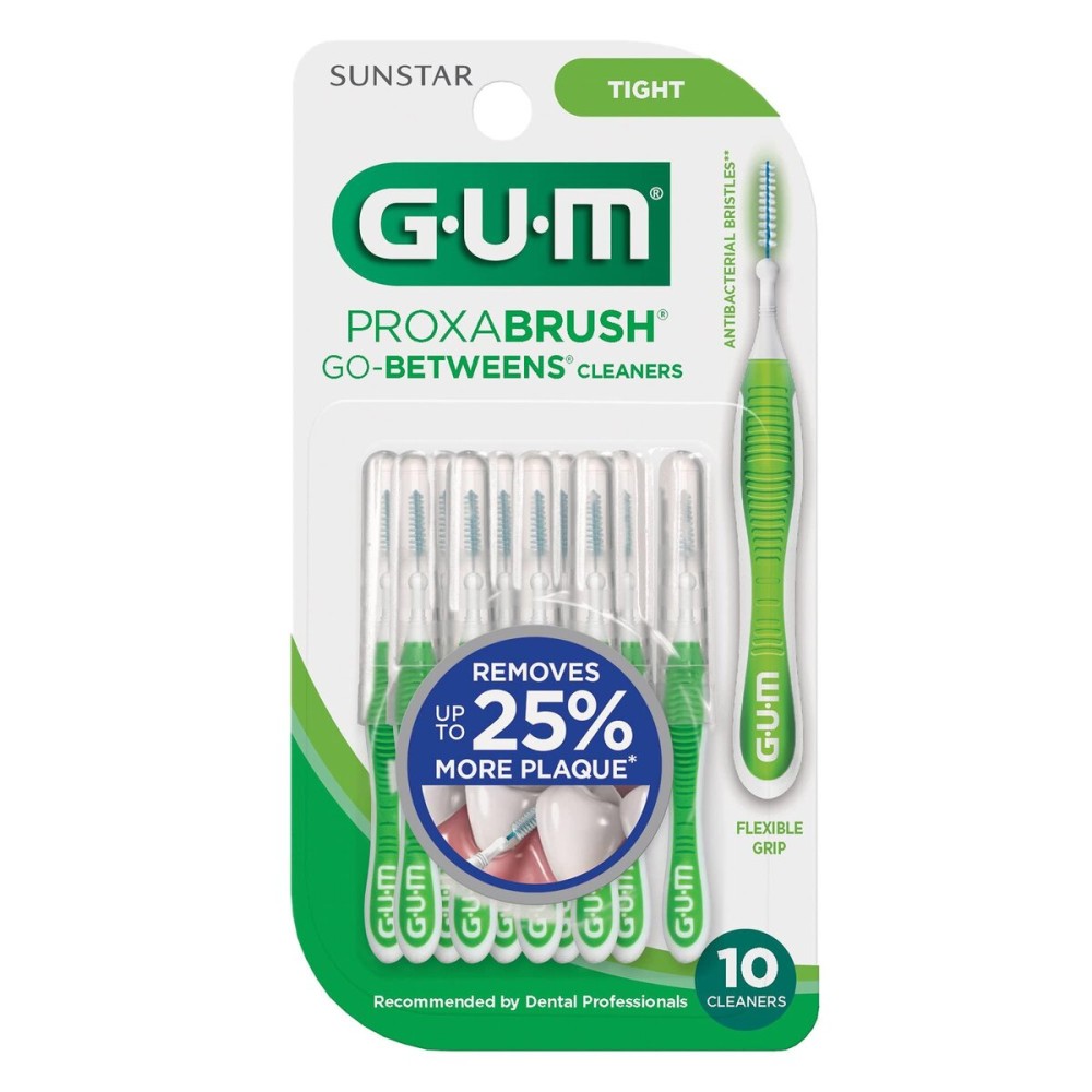 GUM-872H Sunstar Proxabrush Go-Betweens Cleaners Tight, 10 Count GUM-872H Sunstar Proxabrush Go-Betweens Cleaners Tight, 10 Count