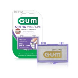 GUM Orthodontic Wax for Braces and Dental Devices - Soothing Dental Wax with Vitamin E and Aloe Vera - Clear Color - Unflavored (Pack of 1) GUM Orthodontic Wax for Braces and Dental Devices - Soothing Dental Wax with Vitamin E and Aloe Vera - Clear Color - Unflavored (Pack of 1)