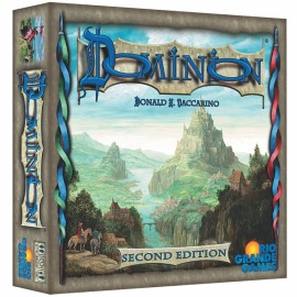 Rio Grande Games Dominion 2nd Edition | Deckbuilding Strategy Game for 2-4 Players, Ages 13+ | Updated Cards, Artwork, Streamlined Rules Rio Grande Games Dominion 2nd Edition | Deckbuilding Strategy Game for 2-4 Players, Ages 13+ | Updated Cards, Artwork, Streamlined Rules