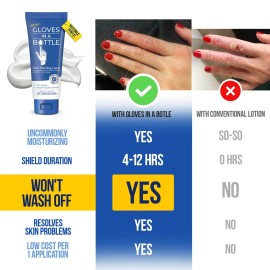 Gloves In A Bottle Psoriasis Eczema Relief Hand Lotion Travel Size - Shielding Lotion for Women, Men, 6 months old or older babies - Cracked Hands Repair Cream - 3.4 oz Gloves In A Bottle Psoriasis Eczema Relief Hand Lotion Travel Size - Shielding Lotion for Women, Men, 6 months old or older babies - Cracked Hands Repair Cream - 3.4 oz