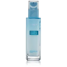 LOreal Paris Skincare Hydra Genius Daily Liquid Care Oil-Free Face Moisturizer for Normal to Dry Skin, Hyaluronic Acid Moisturizer for Face with Aloe Water and Hyaluronic Acid, 3.04 fl. oz.
