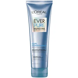 L\'Oreal Paris Sulfate Free Conditioner for Curly Hair, Lightweight, Anti-Frizz Hair Care with Coconut Oil, EverPure, 8.5 Fl Oz (Packaging May Vary) L\'Oreal Paris Sulfate Free Conditioner for Curly Hair, Lightweight, Anti-Frizz Hair Care with Coconut Oil, EverPure, 8.5 Fl Oz (Packaging May Vary)