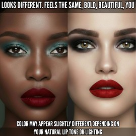 Mynena Red Long Lasting Lipstick for Women Waterproof & Transfer-Proof | Hydrating with Shea Butter | Bold Pigment Intense Matte Color Lip Stain | Talc-Free & Vegan Product that Performs | Elle