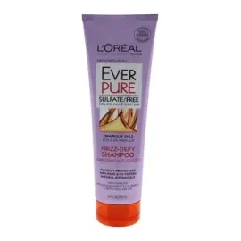 L\'Oreal Paris Sulfate Free Frizz Defy Shampoo, Frizz Control Hair Care with Marula Oil, EverPure, 8.5 Fl Oz (Packaging May Vary) L\'Oreal Paris Sulfate Free Frizz Defy Shampoo, Frizz Control Hair Care with Marula Oil, EverPure, 8.5 Fl Oz (Packaging May Vary)