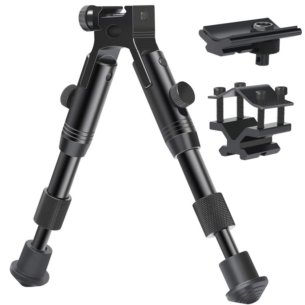 Feyachi 3 in 1 Tactical Riflebipod + Rail Mount Adapter + Barrel Clamp Adjustable Height from 6.5 to 7.0 for Hunting Feyachi 3 in 1 Tactical Riflebipod + Rail Mount Adapter + Barrel Clamp Adjustable Height from 6.5 to 7.0 for Hunting