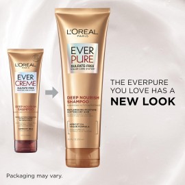 L\'Oreal Paris Hair Conditioner for Dry Hair, Triple Action Hydration, Apricot Oil Infused, EverPure, 8.5 Fl Oz (Packaging May Vary) L\'Oreal Paris Hair Conditioner for Dry Hair, Triple Action Hydration, Apricot Oil Infused, EverPure, 8.5 Fl Oz (Packaging May Vary)