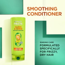 Garnier Fructis Sleek & Shine Conditioner, Frizzy, Dry, Unmanageable Hair, 21 fl. oz.(Packaging May Vary) Garnier Fructis Sleek & Shine Conditioner, Frizzy, Dry, Unmanageable Hair, 21 fl. oz.(Packaging May Vary)