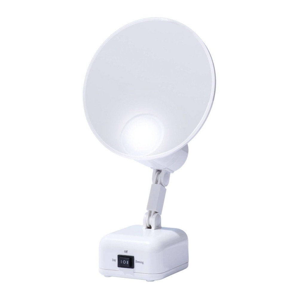 Floxite 15X Supervision Magnifying Mirror Light, Dove White Floxite 15X Supervision Magnifying Mirror Light, Dove White