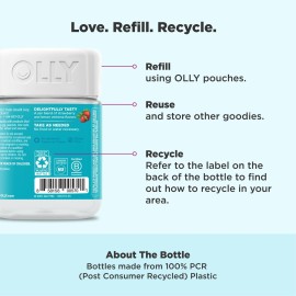 OLLY Goodbye Stress Gummy, GABA, L-Theanine, Lemon Balm, Stress Relief Supplement, Berry - 42 Count OLLY Goodbye Stress Gummy, GABA, L-Theanine, Lemon Balm, Stress Relief Supplement, Berry - 42 Count