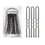 U Shaped Hair Pins for Buns, 100 PCS 2.8 Hair Pins for Women Hair Styling with Thick Hair