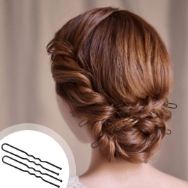 U Shaped Hair Pins for Buns, 100 PCS 2.8 Hair Pins for Women Hair Styling with Thick Hair U Shaped Hair Pins for Buns, 100 PCS 2.8 Hair Pins for Women Hair Styling with Thick Hair