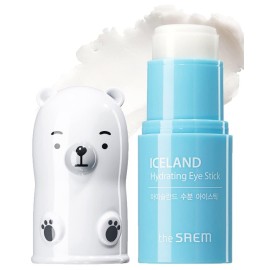 The SAEM Iceland Hydrating Eye Stick 0.24oz - Cooling Eye Balm for Dark Circles and Puffiness - Under Eye Treatment - Reduce Wrinkles and Moisturizing - Minimize Dark & Puffy Eyes - Aqua Scent