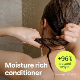ATTITUDE Moisture Rich Hair Conditioner, For Dry and Damaged Hair, Naturally Derived Ingredients, Vegan Detangler, Dermatologiocally Tested, Quinoa and Jojoba, 8 Fl Oz ATTITUDE Moisture Rich Hair Conditioner, For Dry and Damaged Hair, Naturally Derived Ingredients, Vegan Detangler, Dermatologiocally Tested, Quinoa and Jojoba, 8 Fl Oz