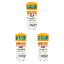 Arm & Hammer Deodorant 2.5 Ounce Essentials Unscented (73ml) (3 Pack)