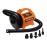 WOW Sports - High Pressure Air Pump-Powerful Electric Air Pump - 5 Universal Adapters - 120 Volt 600 Liter / Minute - Orange