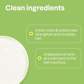 ATTITUDE Nourishing Hair Conditioner, For Dry and Damaged Hair, Naturally Derived Ingredients, Vegan Detangler, Dermatologically Tested, Grapeseed Oil and Olive Leaves, 8 Fl Oz