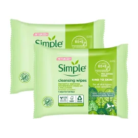 Simple Kind To Skin 25 Cleansing Facial Wipes (3 pack)