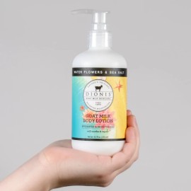 Dionis Goat Milk Hydrating Skincare Scented Cream, Rich & Creamy Daily Moisturizing Water Flowers & Sea Salt Spice Body Lotion For Dry Skin, Made in the USA, Cruelty-Free & Paraben-Free, 8.5 oz Bottle Dionis Goat Milk Hydrating Skincare Scented Cream, Rich & Creamy Daily Moisturizing Water Flowers & Sea Salt Spice Body Lotion For Dry Skin, Made in the USA, Cruelty-Free & Paraben-Free, 8.5 oz Bottle