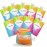 Baby Brezza Reusable Baby Food Storage Pouches, 10 Pack 7oz - Make Organic Food Puree for Kids or Toddlers and Store in Refillable Squeeze Pouches, Bulk Set is Freezer Safe & Washable