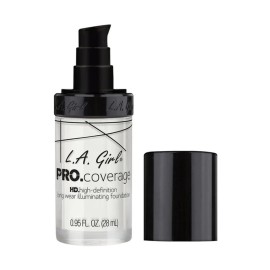 L.A. Girl Pro Coverage Liquid Foundation, White, 0.95 Fl Oz L.A. Girl Pro Coverage Liquid Foundation, White, 0.95 Fl Oz