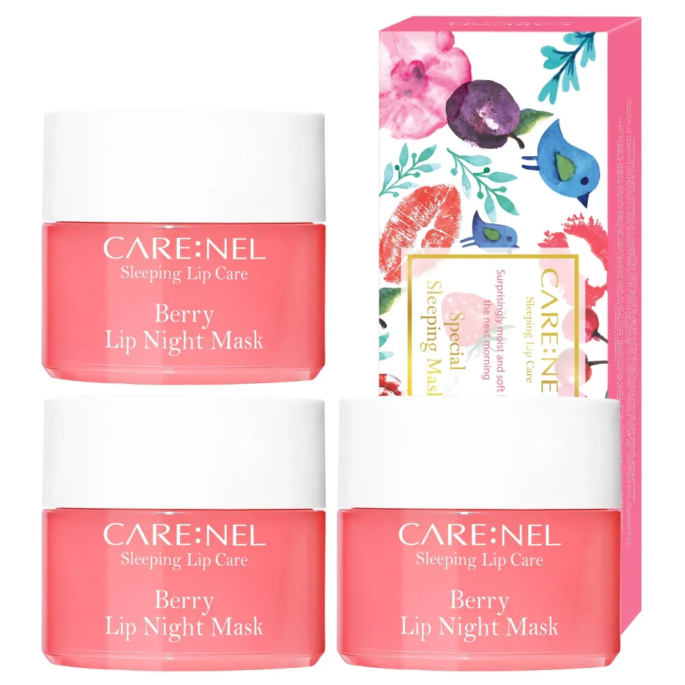 CARENEL Lip Sleeping Mask 5g (Berry 3Set) - Lip gloss Cream - Overnight Treatments Lip Balm CARENEL Lip Sleeping Mask 5g (Berry 3Set) - Lip gloss Cream - Overnight Treatments Lip Balm