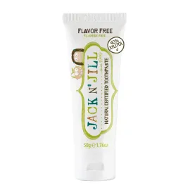 Jack N\' Jill Natural Toothpaste for Baby and Infants - Fluoride Free Training Toothpaste, 40% Xylitol, BPA-Free - Flavor Free, 1.76 oz (Pack of 1)