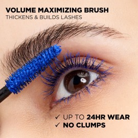 LOreal Paris Makeup Voluminous Original Volume Building Mascara, Cobalt Blue, 0.26 fl; oz. LOreal Paris Makeup Voluminous Original Volume Building Mascara, Cobalt Blue, 0.26 fl; oz.