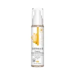 DERMA E Vitamin C Concentrated Serum with Hyaluronic Acid, Vitamin E & Aloe, All Natural, Antioxidant-Rich Concentrated Facial Serum - Firming and Brightening Vitamin C Face Serum, 2oz
