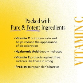 DERMA E Vitamin C Concentrated Serum with Hyaluronic Acid, Vitamin E & Aloe, All Natural, Antioxidant-Rich Concentrated Facial Serum - Firming and Brightening Vitamin C Face Serum, 2oz DERMA E Vitamin C Concentrated Serum with Hyaluronic Acid, Vitamin E & Aloe, All Natural, Antioxidant-Rich Concentrated Facial Serum - Firming and Brightening Vitamin C Face Serum, 2oz