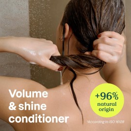 ATTITUDE Volume and Shine Hair Conditioner, For Thin Hair, Naturally Derived Ingredients, Vegan Detangler, Dermatologically Tested, Soy Protein & Cranberries, 8 Fl Oz ATTITUDE Volume and Shine Hair Conditioner, For Thin Hair, Naturally Derived Ingredients, Vegan Detangler, Dermatologically Tested, Soy Protein & Cranberries, 8 Fl Oz