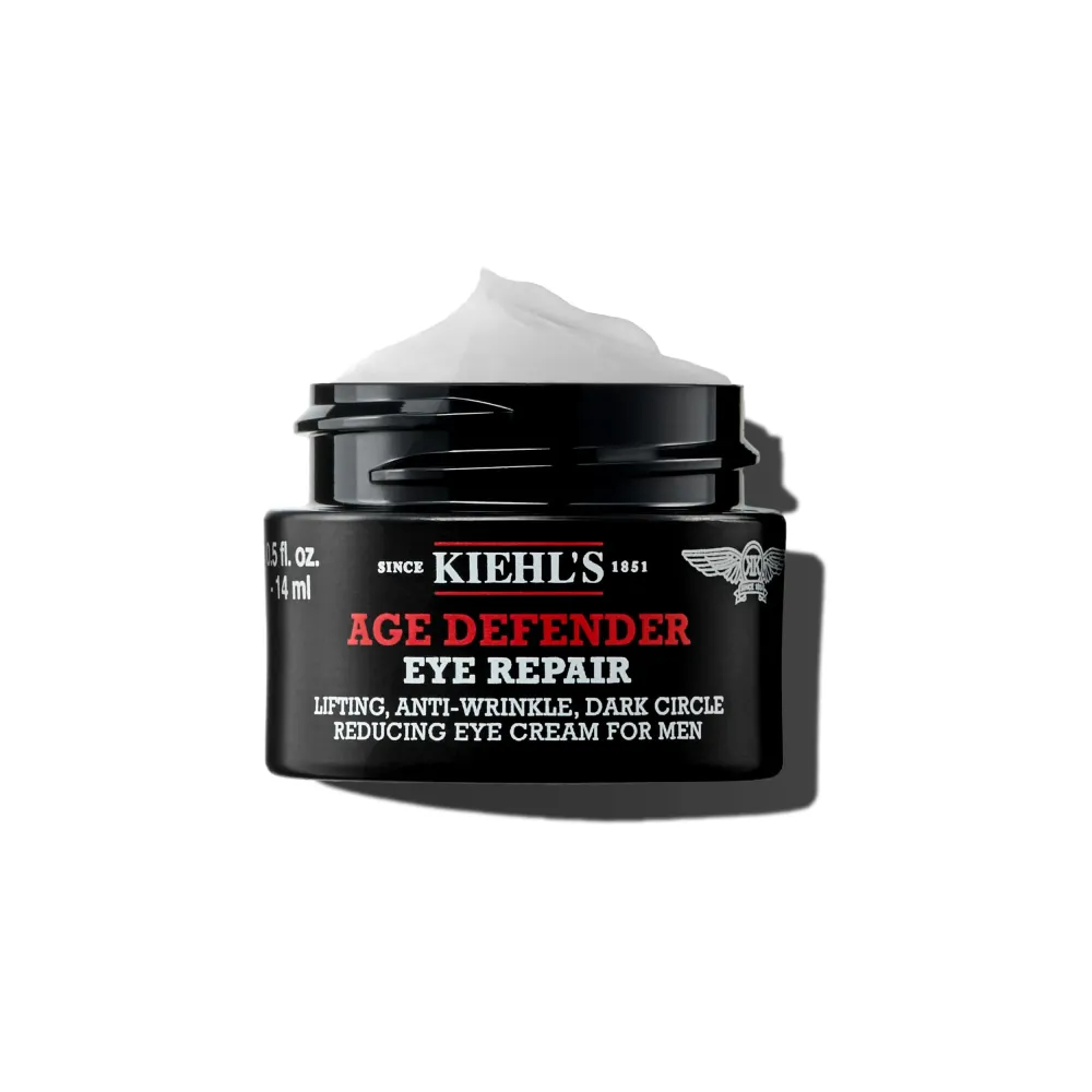 Kiehl\'s Age Defender Eye Repair, Anti-Aging Eye Cream for Men, Lift, Firm and Visibly Reduce Dark Circles and Crows Feet, Instantly Brightens, Paraben-free, Fragrance-free - 0.5 fl oz Kiehl\'s Age Defender Eye Repair, Anti-Aging Eye Cream for Men, Lift, Firm and Visibly Reduce Dark Circles and Crows Feet, Instantly Brightens, Paraben-free, Fragrance-free - 0.5 fl oz