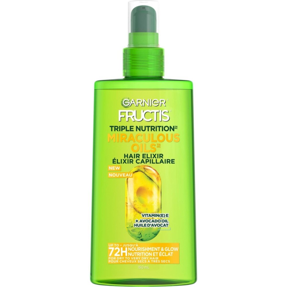 Garnier Fructis Triple Nutrition Marvelous Oil Hair Elixir, 5.0 Fl Oz, 1 Count (Packaging May Vary) Garnier Fructis Triple Nutrition Marvelous Oil Hair Elixir, 5.0 Fl Oz, 1 Count (Packaging May Vary)