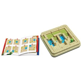 SmartGames Temple Trap Cognitive Skill-Building Travel Game with Portable Case Featuring 60 Challenges for Ages 7 - Adult