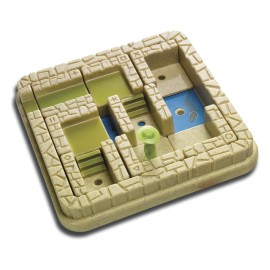 SmartGames Temple Trap Cognitive Skill-Building Travel Game with Portable Case Featuring 60 Challenges for Ages 7 - Adult