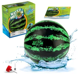 Watermelon Ball The Original Pool Toys for Kids Ages 8-12 - 9 Inch Pool Ball for Teens, Adults, Family - Pool Games, Pool Toys, Fun Swimming Pool Games, Water Football, Tag, Diving and Beach Ball Play Watermelon Ball The Original Pool Toys for Kids Ages 8-12 - 9 Inch Pool Ball for Teens, Adults, Family - Pool Games, Pool Toys, Fun Swimming Pool Games, Water Football, Tag, Diving and Beach Ball Play